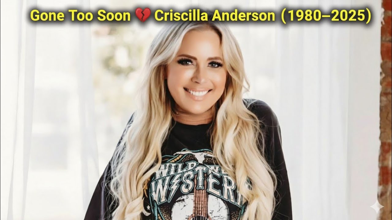 “Criscilla Anderson (1980–2025): Remembering the Dancer Who Fought Cancer with Grace 💔”