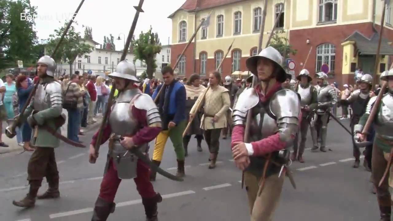 Hussitenfest 2010 (HD Video) Festumzug - Tag 2 - Teil 1 von 3 - "Bernau bei Berlin"