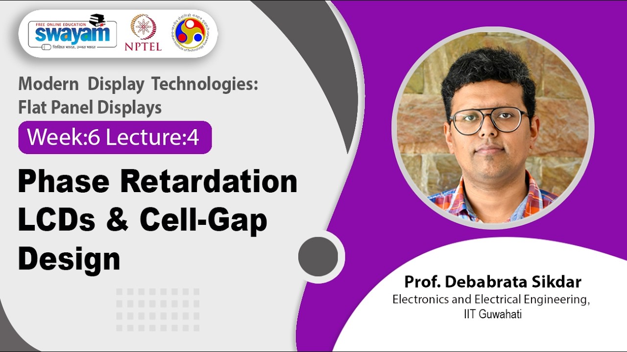 Lec 28: Phase Retardation LCDs & Cell-Gap Design