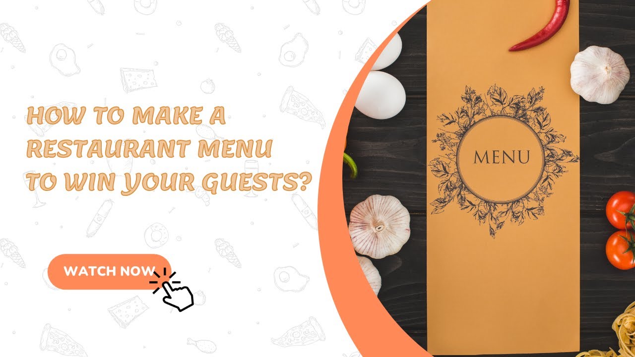 How to Make a Restaurant Menu to Win Your Guests? - YouTube