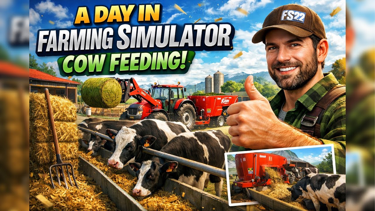 A Day IN Farming Simulator 25  