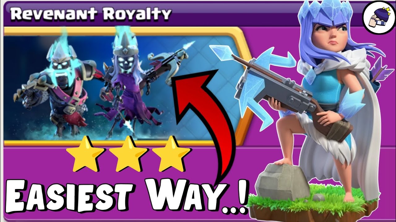 Easily 3 Star Revenant Royalty Challenge (Clash of Clans) || Hindi