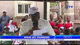 Ahead Apc Primaries Sen. Neda Imasuen Commences Consultation With Leaders In Edo South