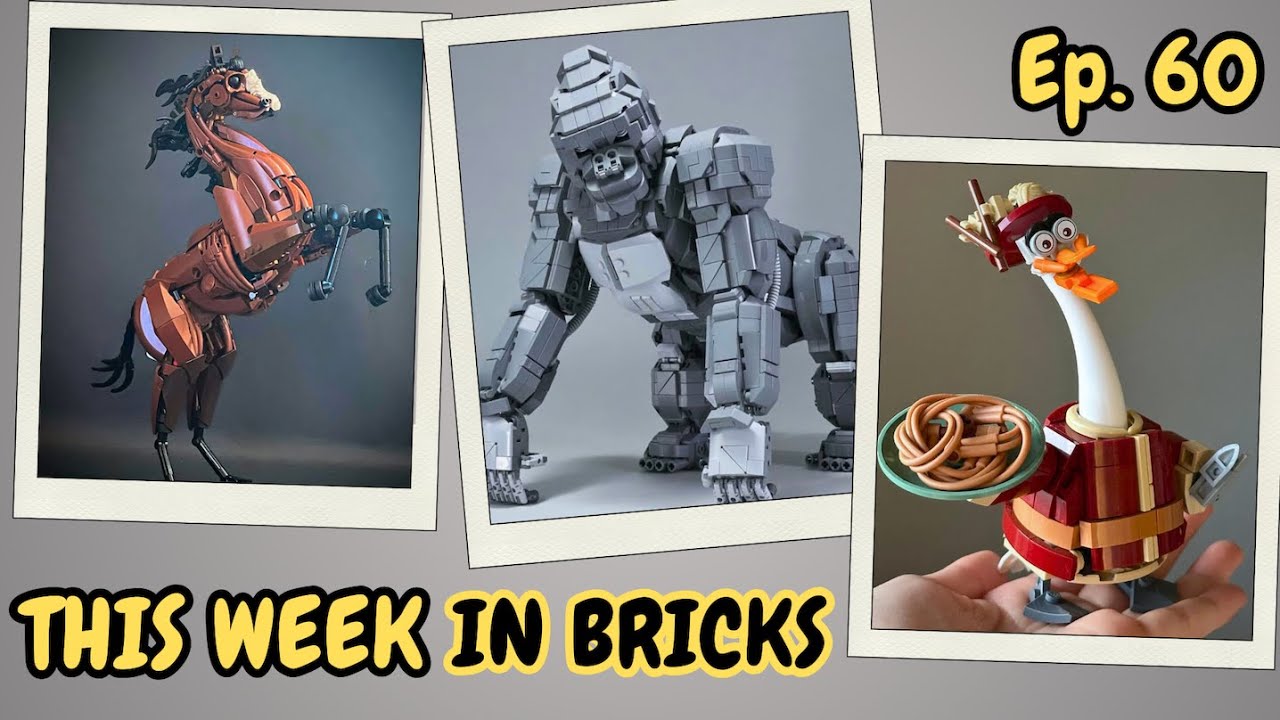 Ещё более потрясающие животные из LEGO!