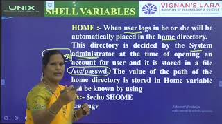 Lecture 2 Shell variables