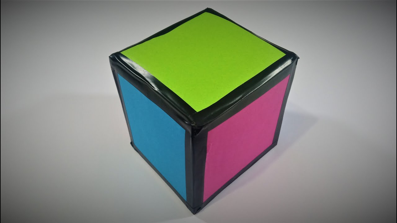 كيف تصنع صندوق من الكرتون (اصنع بنفسك)