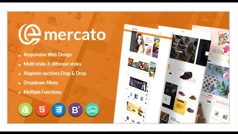 Emercato Creative Magento Theme - Fast Load & Large Store Design | Themeforest Download