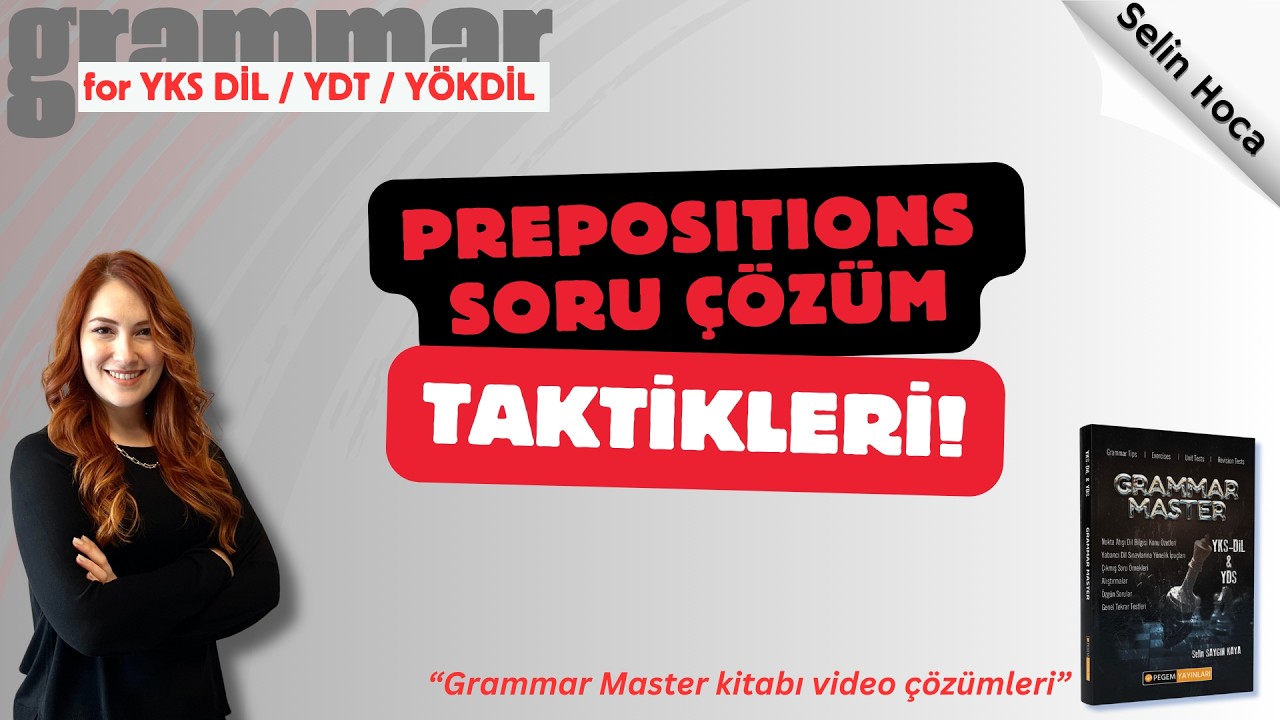 PREPOSITIONS Soru Çözümü (Grammar Master) 💯 YDS/YDT/YÖKDİL için taktikler