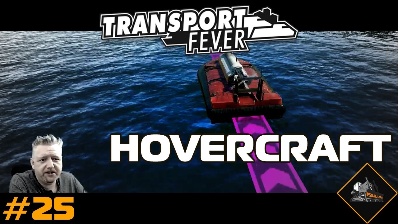Transatlantic Hovercraft | Transport Fever | Live stream part 1 | North Atlantic #25 gaming logo