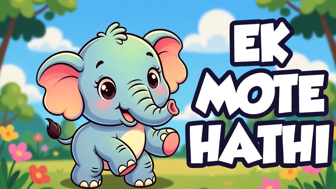 🐘 Ek Mota Hathi | एक मोटा हाथी + Popular Hindi Rhymes For Kids | All Rhymes
