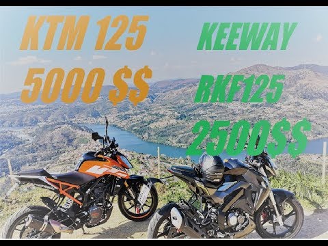 KTM DUKE 125 cc 5000$$ VS KEEWAY RKF 125 cc 2500$$ QUAL MOTO COMPRAVAS -  YouTube