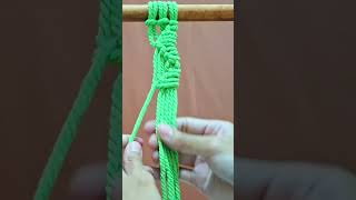 Zigzag Pattern #macrame #macramepattern #diy #shorts #knot