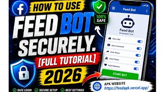 How to use feed bot securely.[Full Tutorial] 2026#Automation #Facebook #bot #feed #auto #Feed_bot