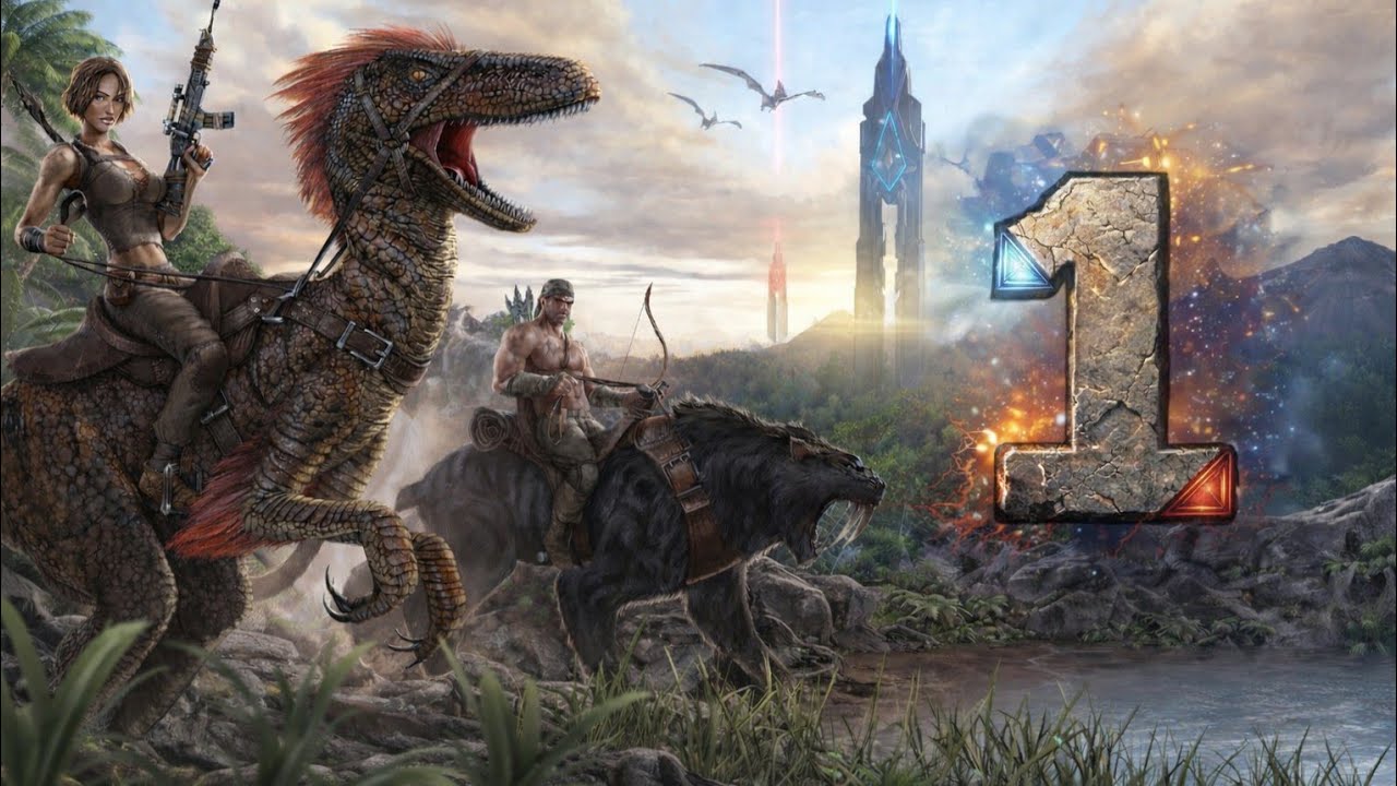 ARK PS4: Sobrevivência no Controle #1 corrida das notas de explorador