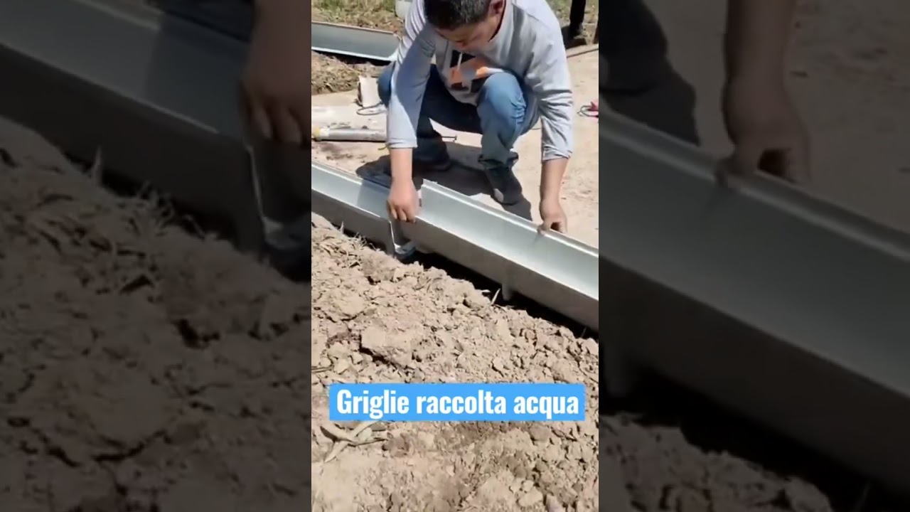 Griglie raccolta acqua