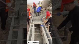 How To Pour Drainage Concrete Without Wasting Material #Learning #Construction