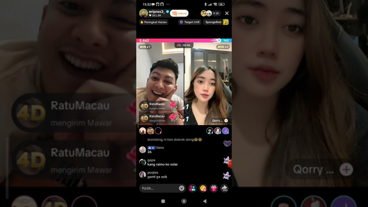 ERI PRAS LIVE HARI INI 