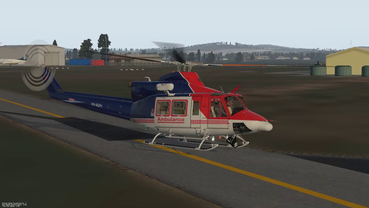 X-Trident 412 Parking at NZNE X-Plane 11.21