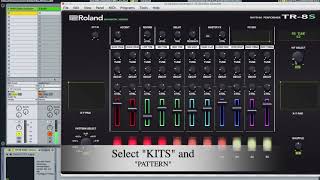 Roland TR 8S Editor Controller - VST Standalone AU