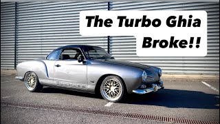 Karmann Ghia Turbo German-look build pt 7!! It’s on the road but not for long!!!