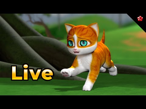🔴 LIVE 🎉 New Full Tamil Cartoon Live 2025 | Kathu 🐱 Pattampoochi 🎶 Pupi 🐶