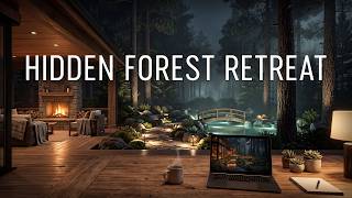 Hidden Forest Retreat 🌲 2 Hours of Ambient Music for Deep Focus & Work
