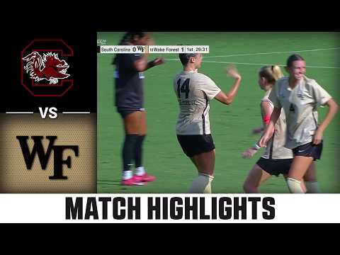 South Carolina vs. Wake Forest Match Highlights | 2026 ACC Women's Soccer