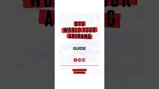 BTS World Tour 'ARIRANG' in Goyang Concert Guide 💜 #bts #army #kpop #shorts