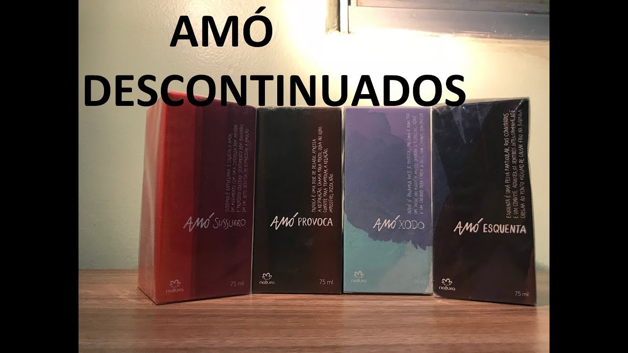 Perfumes raros - Natura Amó Descontinuados: Provoca, Xodó, Sussurro -  YouTube