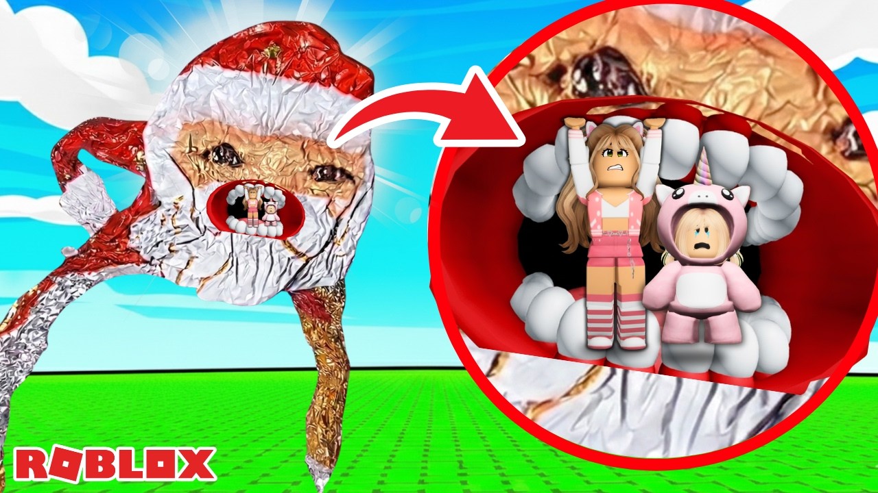 ENGOLIDAS PELO GOO GOO GAGA GIGANTE NO ROBLOX!