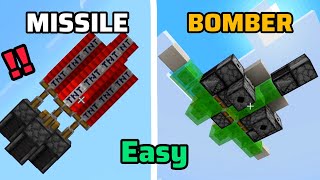2 EASY TNT Cannons in Minecraft Bedrock !! 🤩 (Tutorial)