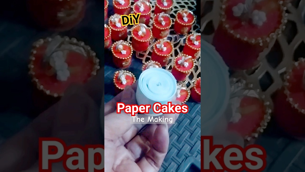 Papercakes making 