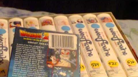 My DVD/VHS collection part 1