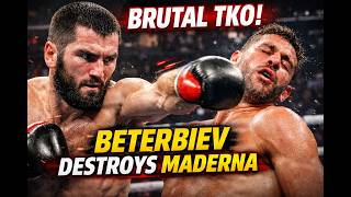 Artur Beterbiev vs Ezequiel Maderna – Brutal TKO Domination | 10 Fights, 10 Knockouts!”