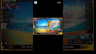 ✨7th ANNIVERSARY FREE REWARDS FREE FIRE MAX 🔥 #freefire