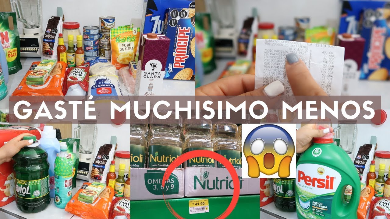 GASTÉ MUCHISIMO MENOS 😱🤑 | MI COMPRA MENSUAL EN EL SUPER | Erika Blop