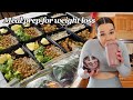 I tried to MEAL PREP for a week! *weight loss, vegetarian*