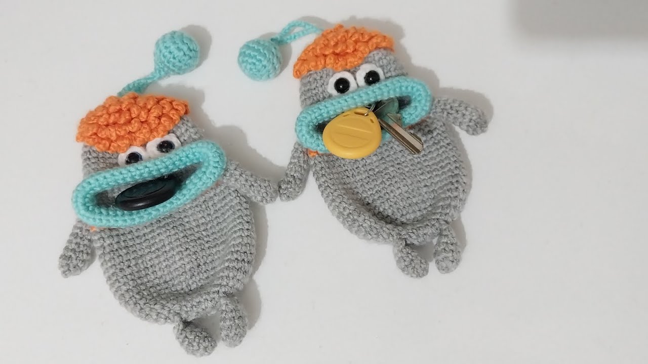 حامل المفاتيح بفم مفتوح 🙂مختلف وجميل