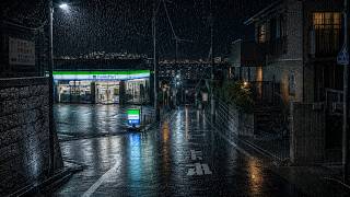 Rainy Street Reflections 🌧️ Gentle Lofi for Stress Relief