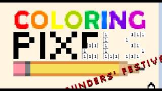 Playing Coloring Pixels for the first time...