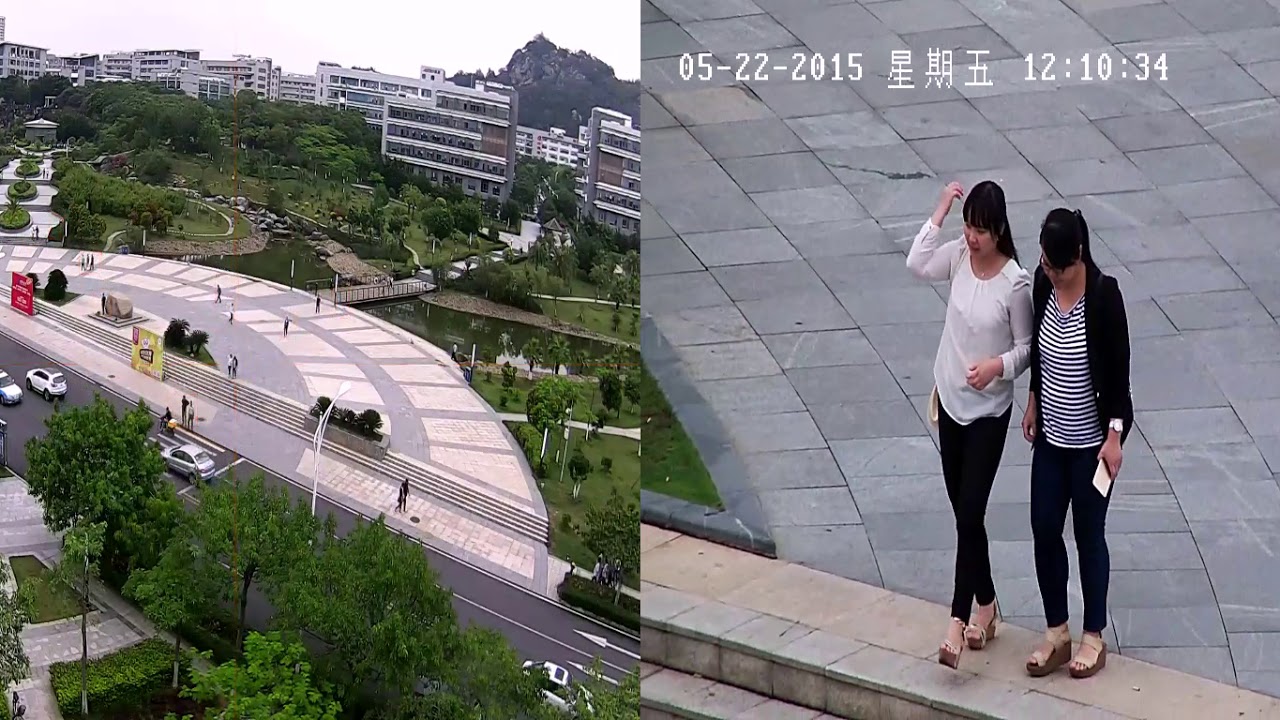 MultiTrack Multiobject Bullet PTZ Camera Linkage surveillance solution for large areas