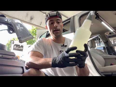 How to clean and remove stains from cloth car seats / upholstery. - YouTube