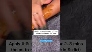 Homemade body scrub| How to use scrub| #youtubeshorts #shorts #trending