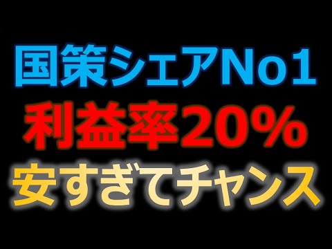 異常値水準、爆謄期待の成長株