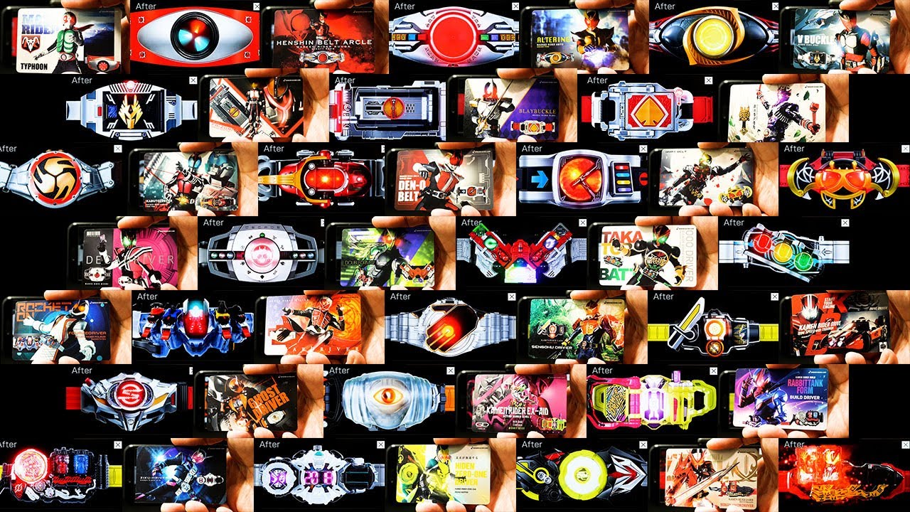ver upと比較！」仮面ライダーシリーズ【HENSHIN SOUND CARD COMPLETE 