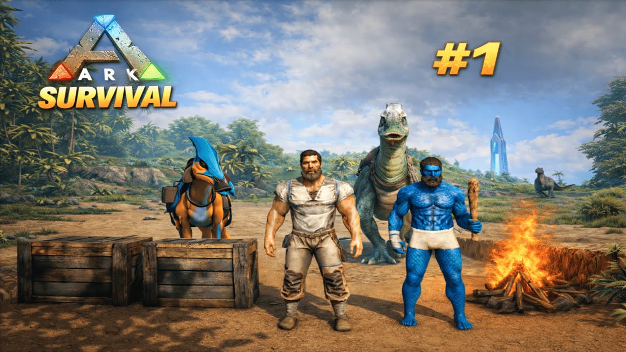 Let's Play Together Ark Survival Evolved LIVE Gameplay