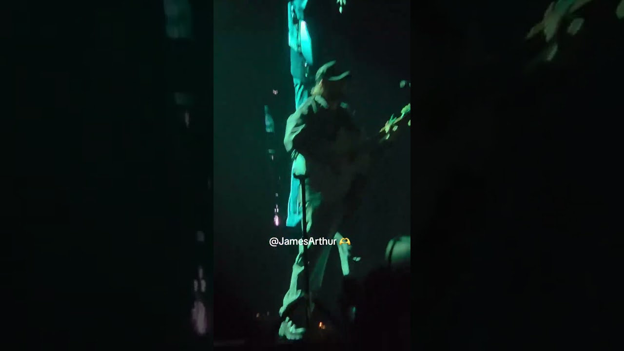 James Arthur, Water at the 02 arena. 