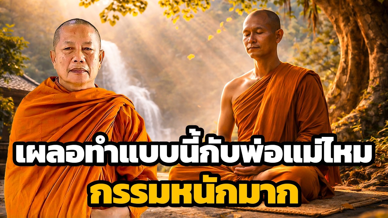 วิบากกรรม-ทำร้ายพ่อแม่โดยไม่รู้ตัว..ธรรมะคลายทุกข์ พระมหาบุญช่วย ปัญญาวชิโร