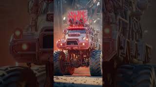 #MonsterTruck #AIArt #MadMaxStyle #FuturisticVehicle #AI #OffRoad #SciFiArt #ConceptCar #Shorts