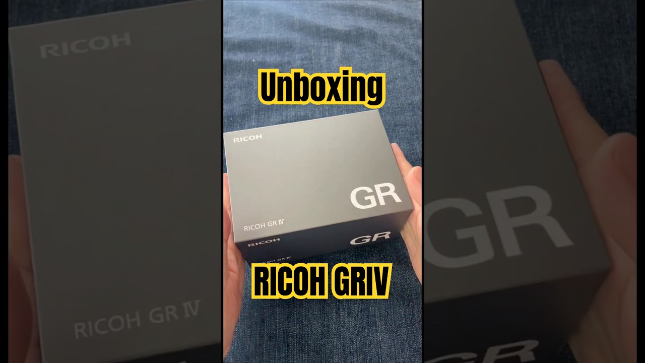 UNBOXING RICOH GRIV